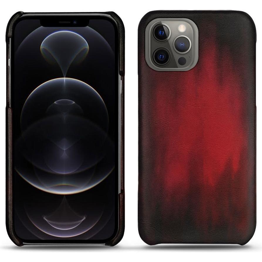 Thumbnail - Noreve Lederschutzhülle (Apple iPhone 12 Pro Max), Smartphone Hülle, Rot
