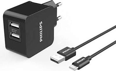 Philips Charger DLP2307 2x USB-A 3A (28689) (15.50 W)
