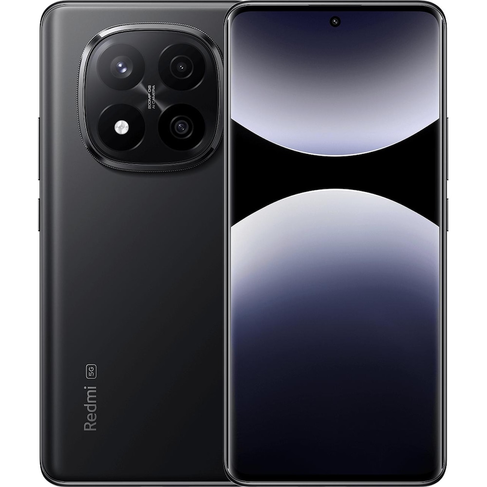 Xiaomi Redmi Note 14 Pro+ 5G (256 GB, Midnight Black, 6.67", Dual SIM, 200 Mpx, 5G), Smartphone, Schwarz