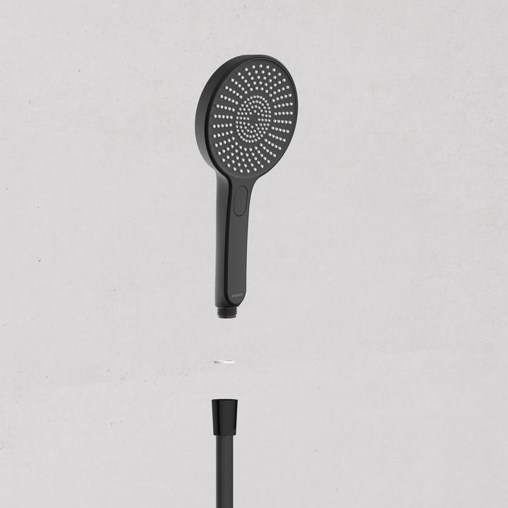 Image du produit Schütte SCHÃoeTTE KARIBIK Handdouche - Douchekop rond - Mat Zwart (60203) (3 Types de jets)