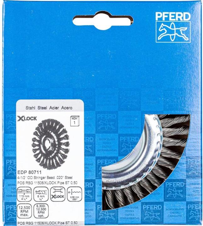 Produktbild Pferd Rundbürste XLock