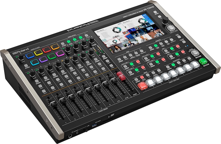 Produktbild Roland 8 Kanal HD-SDI/HDMI AV Mischer mit USB-C und Netzwerk Streaming