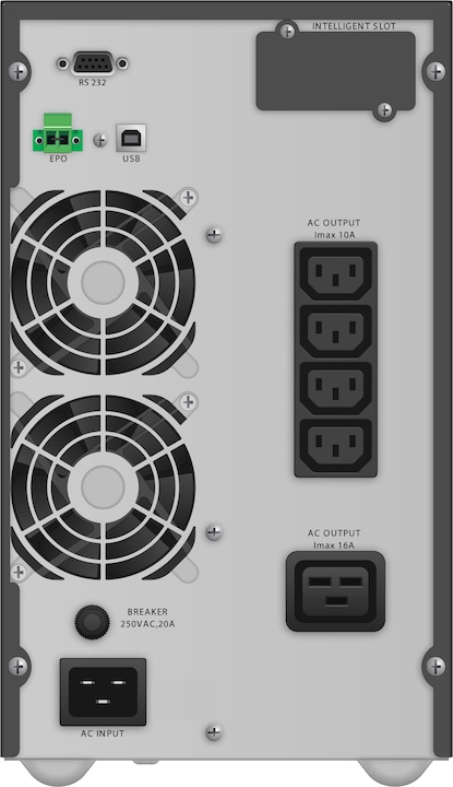 Produktbild Powerwalker VFI 3000 TG (3000 VA, 2700 W, Online-Doppelwandler USV)