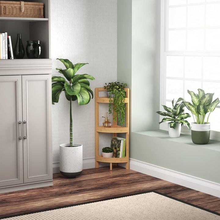 Image du produit Relaxdays Eckregal (23 x 23 x 77 cm)