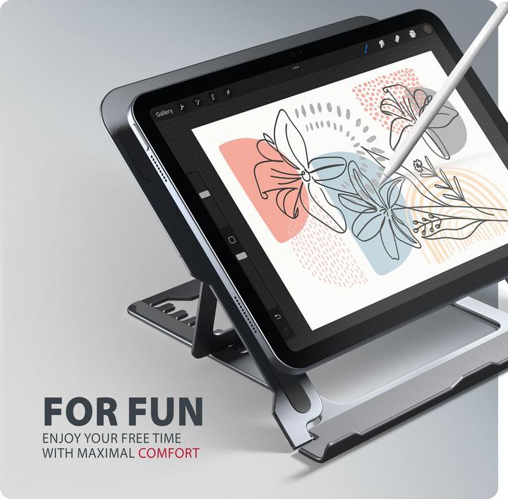 Produktbild Axagon STND-LAG Ständer für Laptops und Tablets Grau