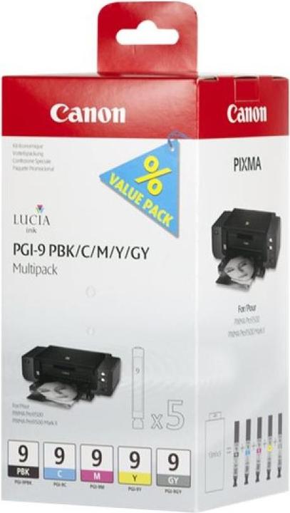 Produktbild Canon Pgi-9 (C, GY, M, PBK, Y)