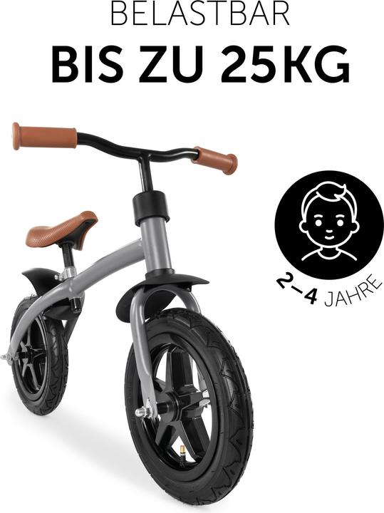 Produktbild Hauck E Z Rider 12 Matt Grey (12")