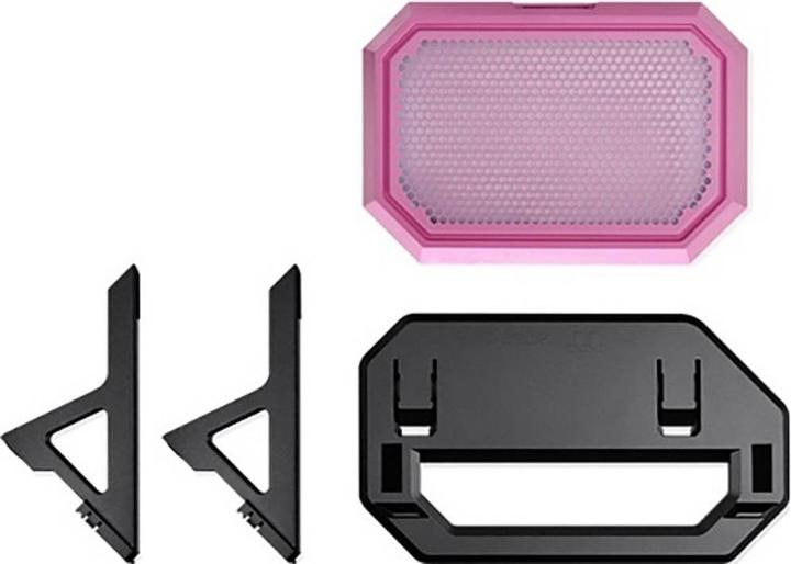 Thermaltake Chassis-St?nder-Kit f?r The Tower 600 Bubble Pink (schwarz/pink, zum horizontalen Aufstellen)