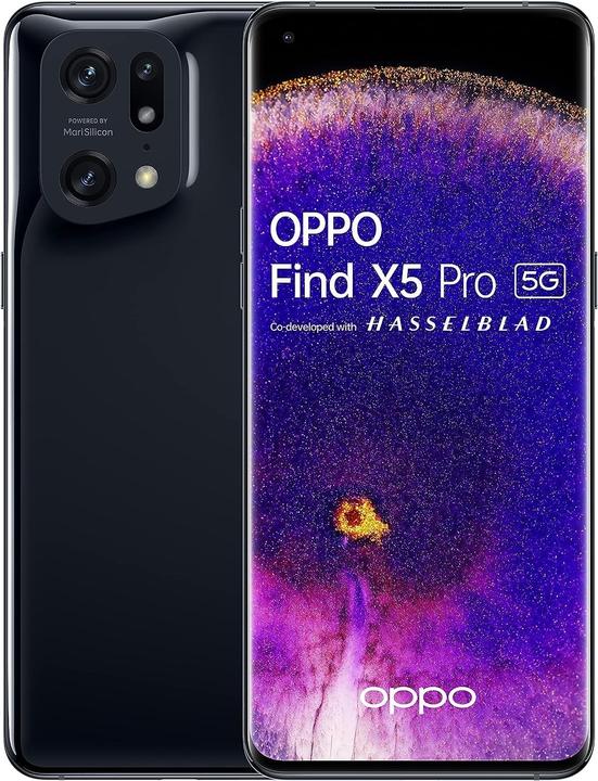 Produktbild OPPO Find X5 Pro 5G Smartphone 256 GB 12 GB RAM Dual Sim Black (256 GB, Black)