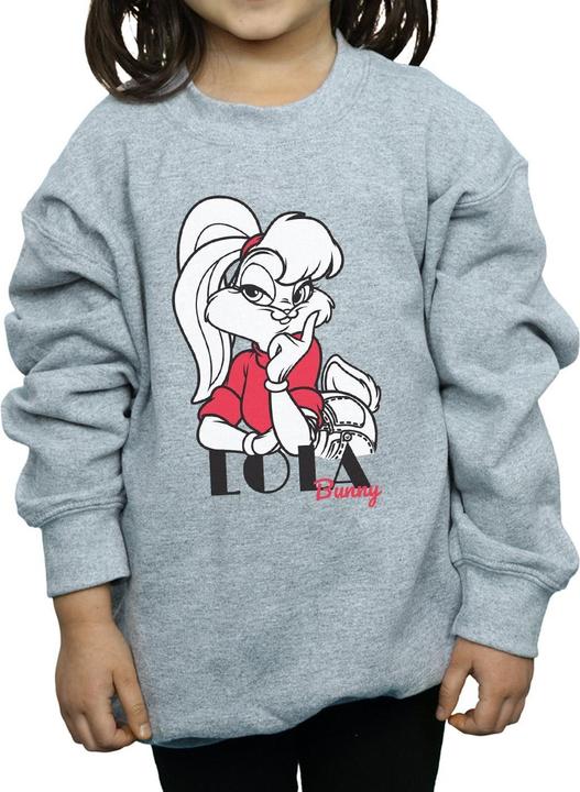 Actual product image Looney Tunes Girls Classic Lola Bunny Cotton Sweatshirt (152, 158)