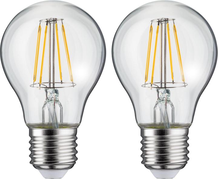 Energie-Label Paulmann Allgebrauchslampe 2er Set (E27, 470 lm, 2x)