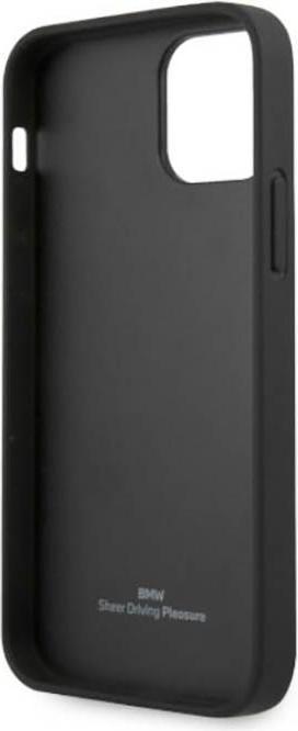 Produktbild BMW Etui BMHCP12MRSPPK iPhone 12/12 Pro 6,1" czarny/black hardcase Leather Curve Perforate (Apple iPhone 12)