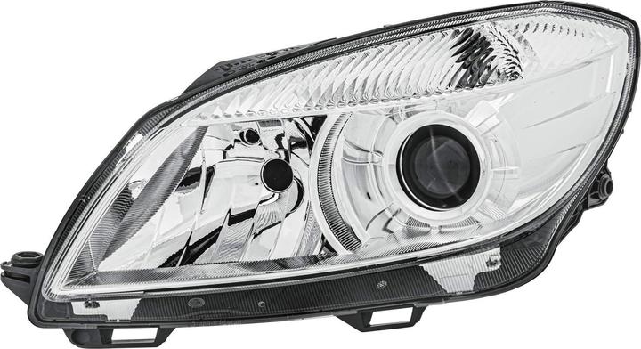 Actual product image Hella Halogen main headlamp, left (driver's side) (H7, PY21W, W5W)