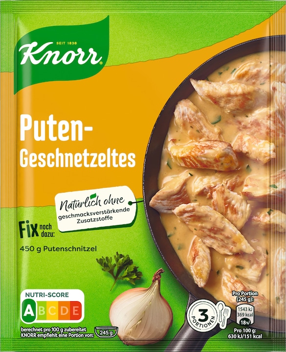 Produktbild Knorr Fix Putengeschnetzeltes (54 g)