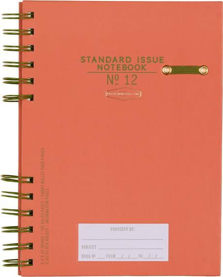 Image du produit Designworks Standard Issue Planner Notebook No. 12 - Army Green | Chili (15 x 21 cm, À rayures, Couverture rigide)