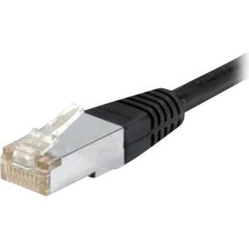 Exertis Connect Patchkabel F/UTP, CAT.6, wasserfest, schwarz, 15,0 m Wasserfestes Patchkabel mit besonders schmalem (F/U...