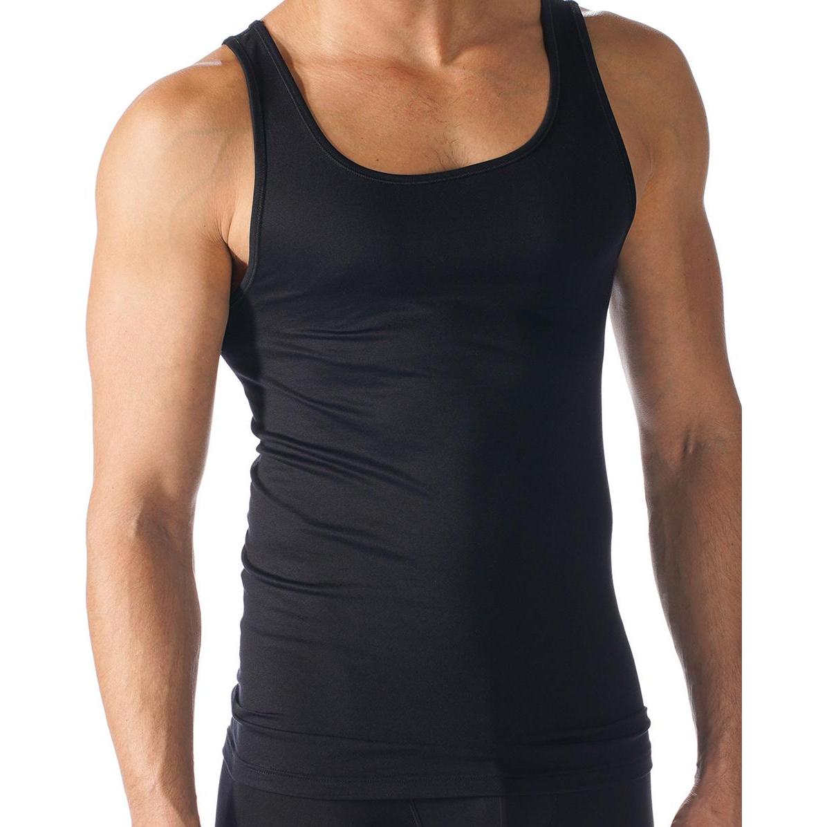 Thumbnail - Mey, Herren, Shirt, 2er Pack Software Athletic-Shirt, Schwarz, (L)