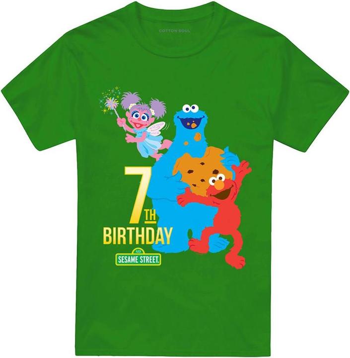 Produktbild Sesame Street TShirt 7. Geburtstag (M)