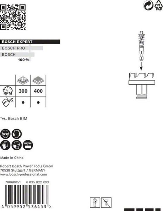 Produktbild Bosch Professional Zubehör EXPERT Sheet Metal Lochsäge 40 x 5 mm (40 mm)