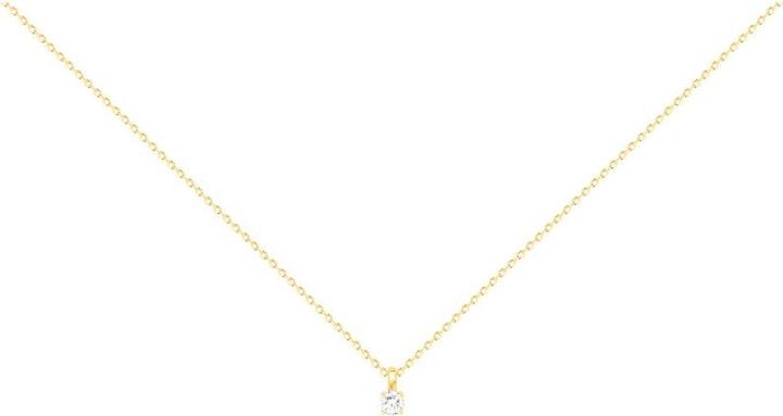 Image du produit Lara Collier Plaque Or - Zirconia (Laiton)