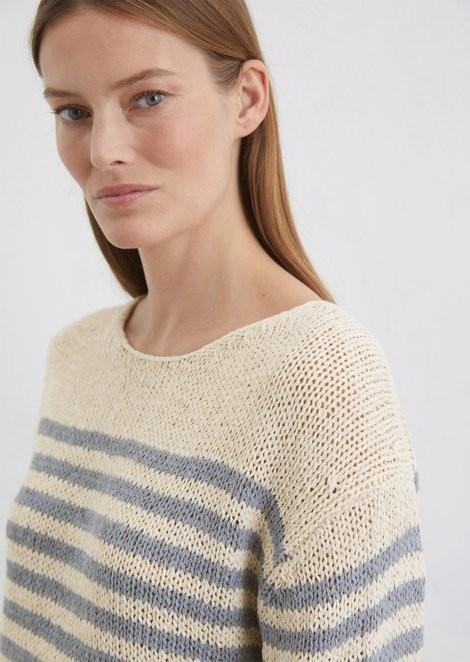 Image du produit Marc O'Polo Tricot rayé ample à rayures multicolores (XXL)