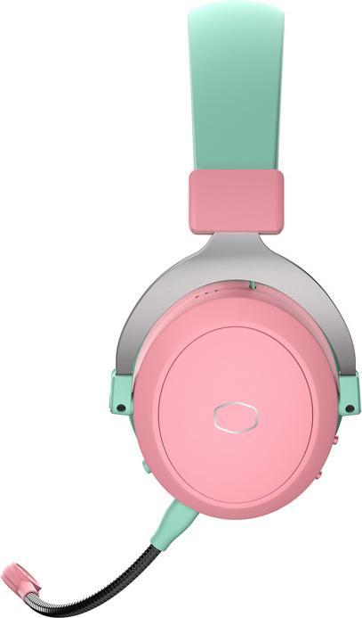 Actual product image Cooler Master CH351-MC gaming headphones (green-pink) (Cable)