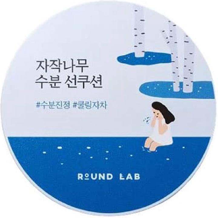 Actual product image Round Lab Birch Juice Sun Cushion (Suntan cream, SPF 50+, 15 ml, 15 g)