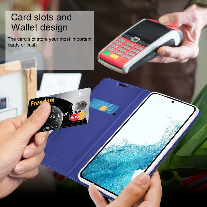 Productafbeelding Cadorabo Classy Boek hoesje voor Samsung Galaxy S22 (Samsung Galaxy S22+)