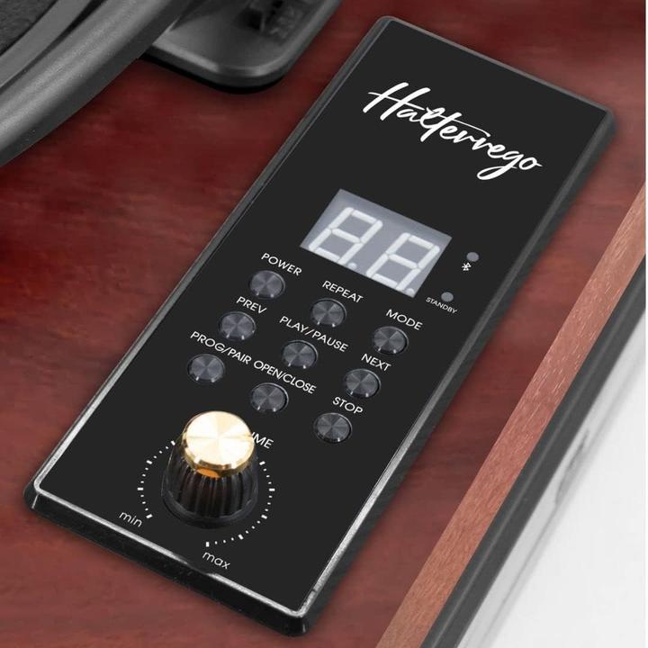 Actual product image Halterrego Platine vinyle ALL-in-one avec 2 HP intégrés / couvercle, RMS 2* 8W