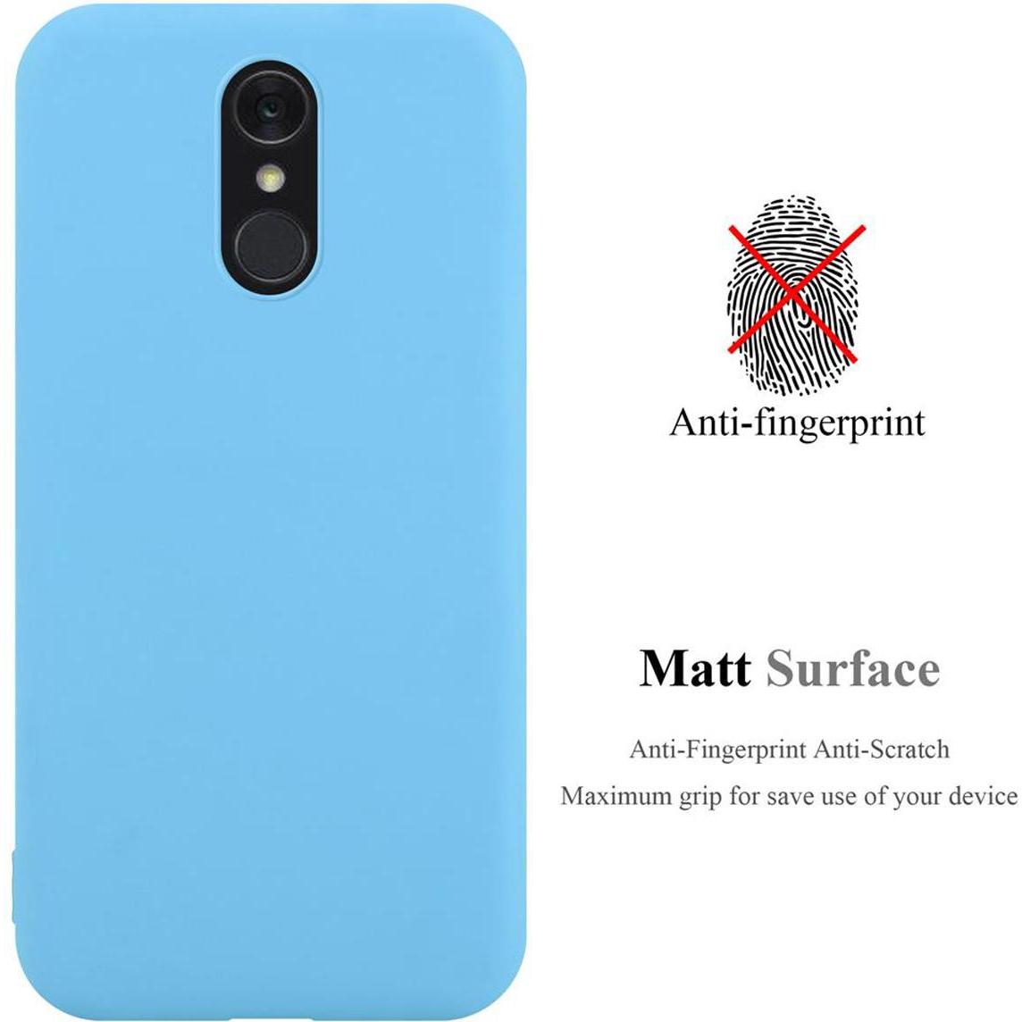 Thumbnail - Cadorabo TPU Candy Cover (LG Q7), Smartphone Hülle, Blau