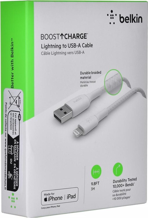 Actual product image Belkin Boost Charge USB A (3 m, USB 2.0)