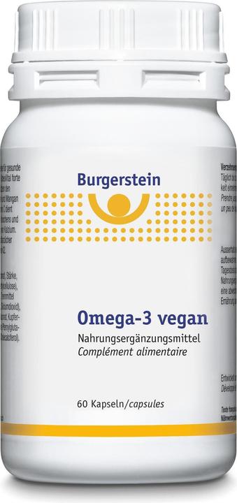 Burgerstein Oméga-3 végétalien (60 pièce(s), Capsules, 90 g)