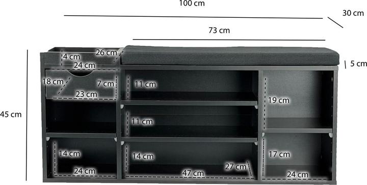 Actual product image Wohnling Flur (100 cm)