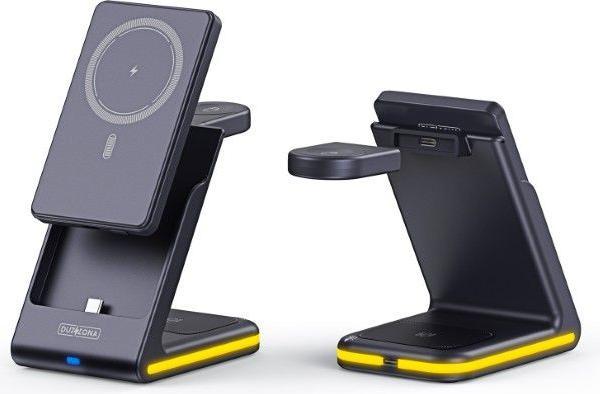 Actual product image Duzzona W24 Series 5-in-1 Wireless Charger with Powerbank 5000mAh