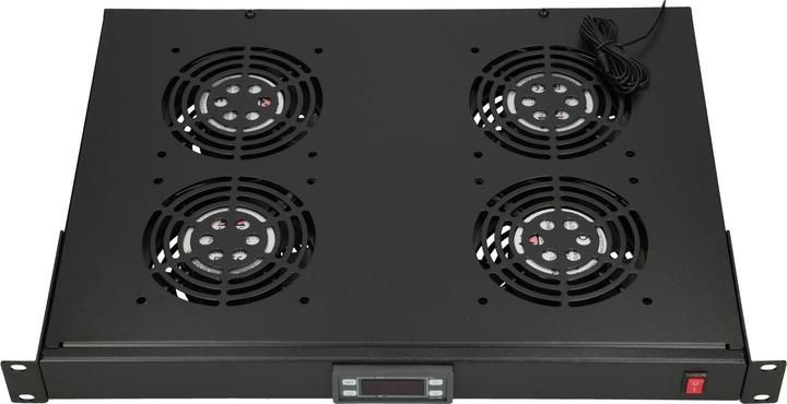 Produktbild Extralink 19//" RACK MOUNT FAN PANEL (4 FANS) WITH THERMOSTAT