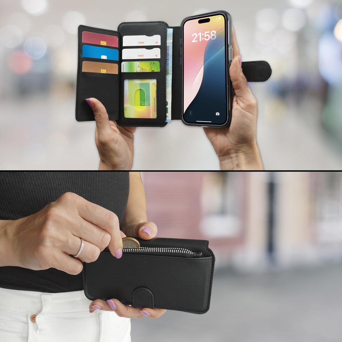 Thumbnail - 4smarts Magnet Wallet Coin Caddy (Apple iPhone 15 Plus, Apple iPhone 14 Plus, Apple iPhone 13 Pro Max, Apple iPhone 14 P...