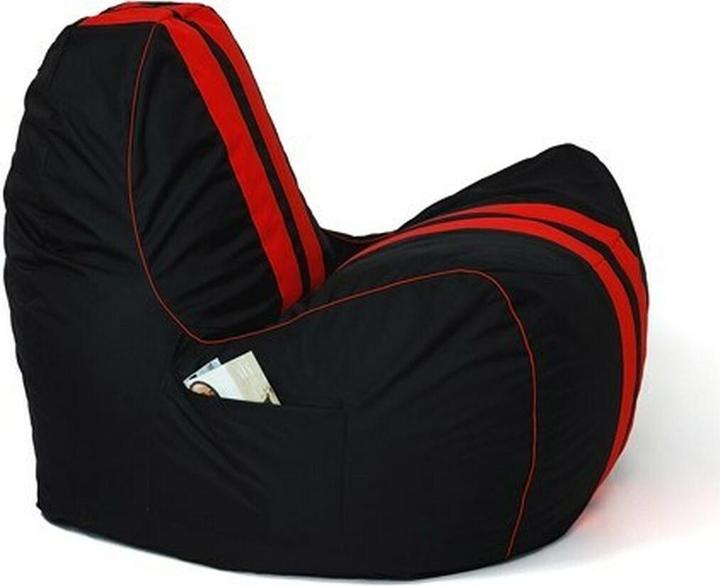 Actual product image Go Gift Sako bag pouffe Ferrari black-red XXL 140 x 100 cm