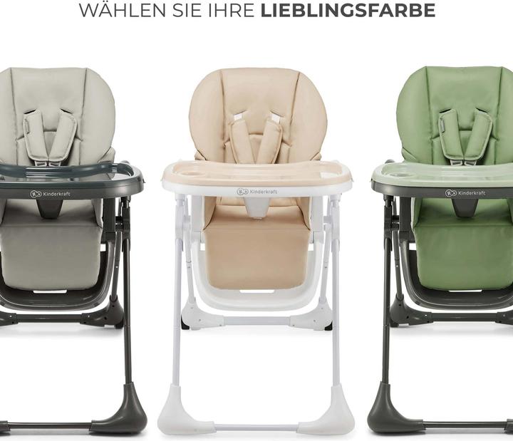 Image du produit KinderKraft chaise haute TUMMIE BEIGE (Chaise haute)