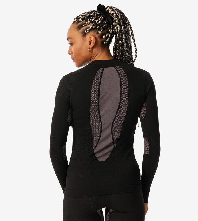 Produktbild Wedze Skiunterwäsche Funktionsshirt Damen Seamless - BL500 I-Soft rosa/schwarz (M)