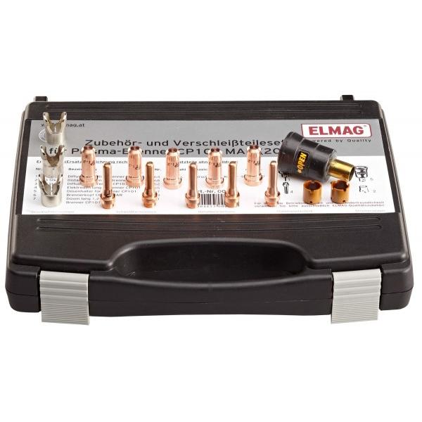 Elmag, Accessori per stazioni di saldatura, - Zubehör- und Verschleissteileset für PC 6061/T zu Plasma-Brenner CP101 MAR, 20-60 Amp. für P
