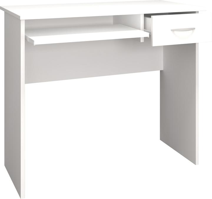 Produktbild VCM Holz Schreibtisch Computertisch Tastaturauszug Schublade Bürotisch Arusa L (85 x 50 cm)