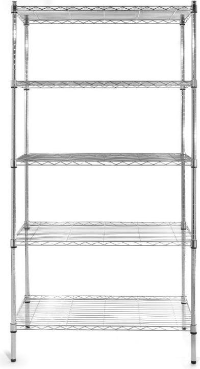 Produktbild Hendi Lagerregal mit 5 Regalen Cr 455x910x1830 mm