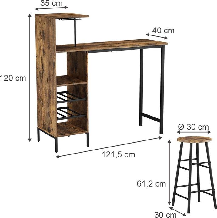 Image du produit Vicco Fyrk (121.5 x 40 x 120 cm)