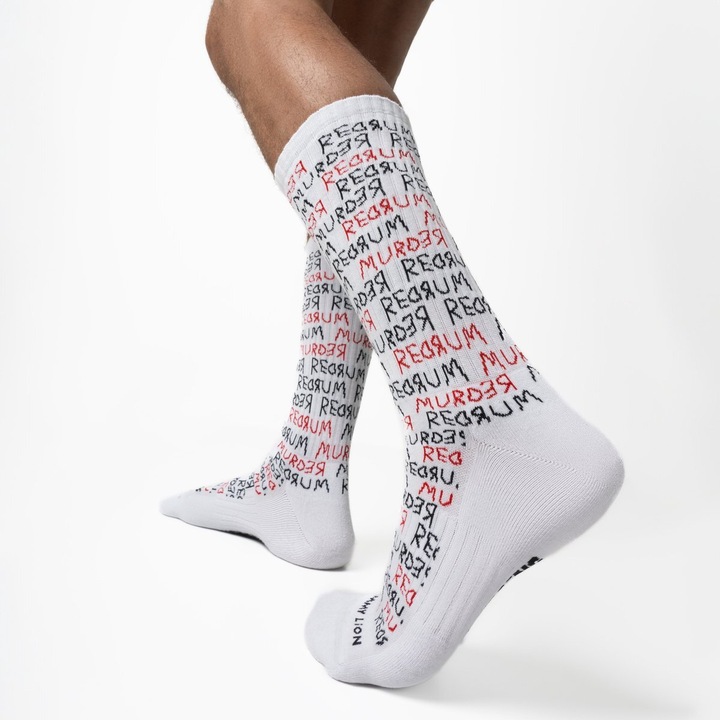 Actual product image Jimmy Lion football socks athletic the shining redrum (36, 40)