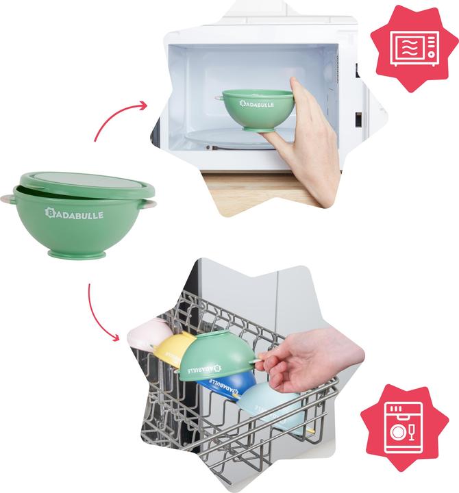 Produktbild Badabulle Funcolor Bowls & Löffel