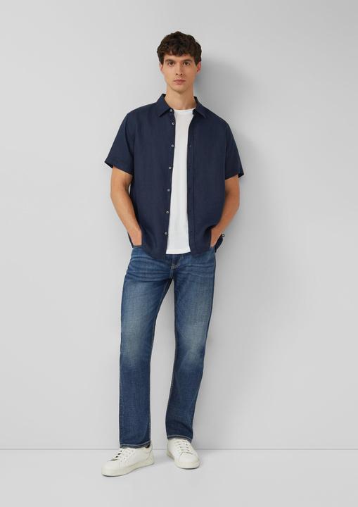 Immagine prodotto s.Oliver Regular Fit: Leichtes Leinenhemd mit Kentkragen (M)