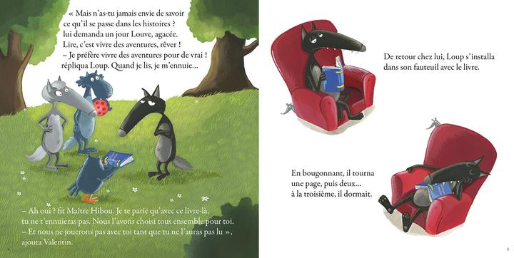 Produktbild Le loup qui n'aimait pas lire (Französisch, Lallemand Orianne, Thuillier Eléonore, 2017)