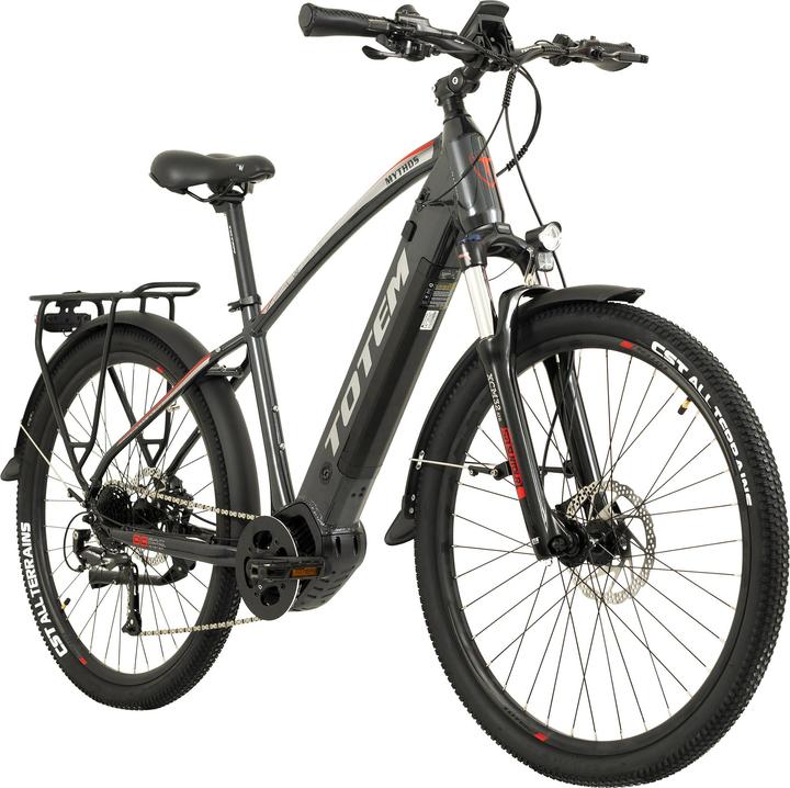 Actual product image Totem 27.5" E-SUV All Terrain City E-Bike DLT-40 mid-motor white (46 cm)