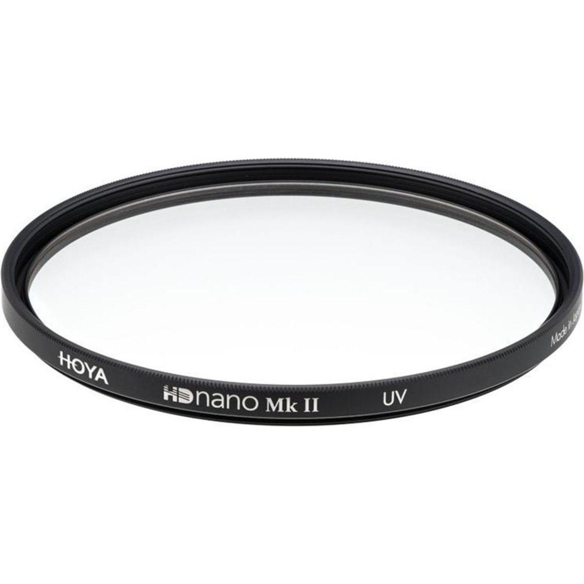 Hoya HD Nano Mk II UV Filter (55 mm, UV-Filter, 55 mm), Objektivfilter, Schwarz