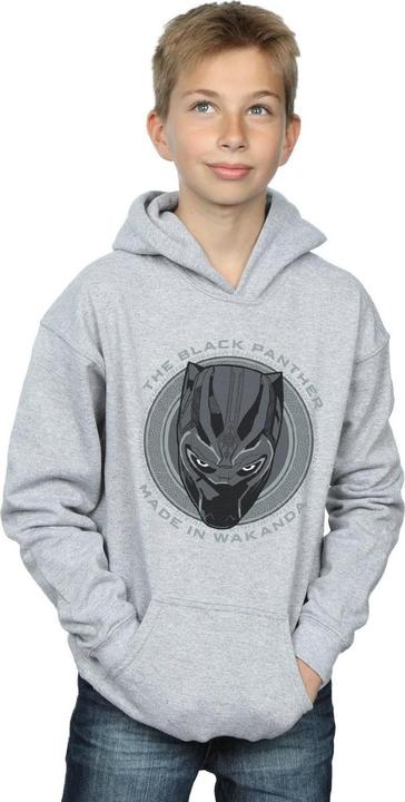 Immagine prodotto Black Panther Made in Wakanda Felpa con Cappuccio Ragazzi (128)